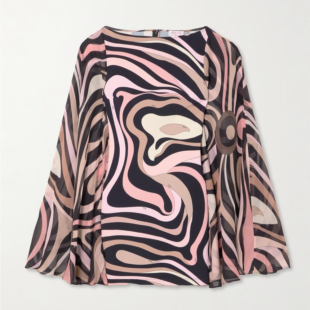NWT ⭐️ PUCCI cape-effect mini dress size 42